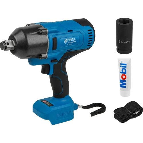 Аккумуляторный ударный гайковерт BULL SC 1801 Xcase XLTpro БЕСЩЕТ., 18 В, 1000 Н*м, 3/4, 1x6 А*ч, з/у 4 А 1329885 фото 3