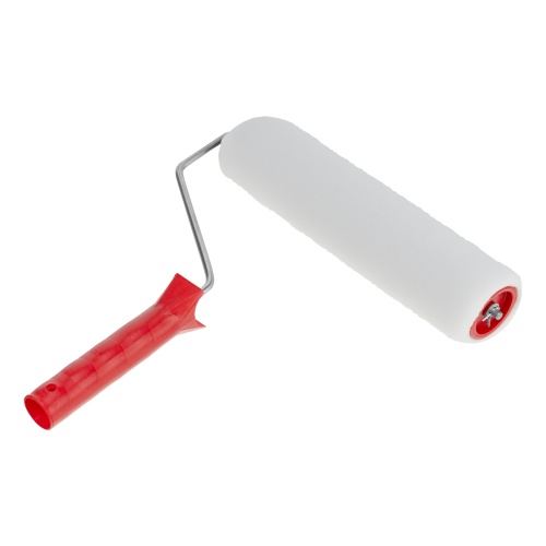 Валик "Поролон", в сборе, 250 мм, D 48 мм, D ручки 6 мм, крепление шплинтом Сибртех фото 2