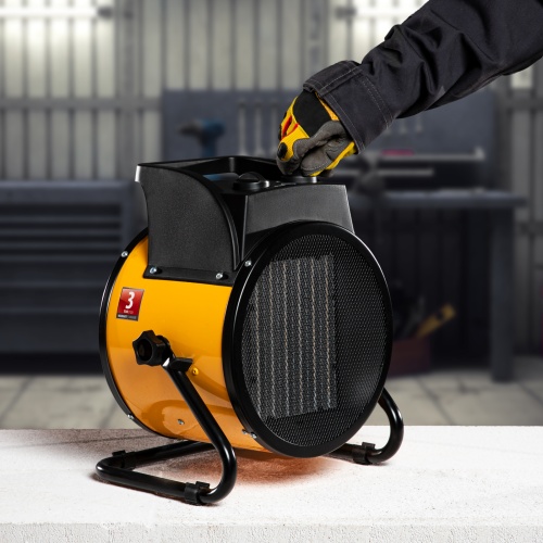 Тепловая пушка, керамический нагреватель (тепловентилятор) DHC 5-400, 230 В, 0.04/3/5 кВт Denzel фото 13