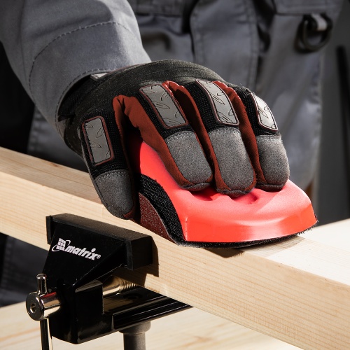 Брусок для шлифования, 125 мм, с "липучкой" Matrix фото 7