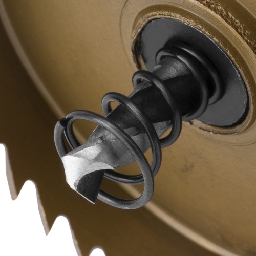 Коронка по металлу HSS, 63 мм, нитридтитановое покрытие Denzel фото 6