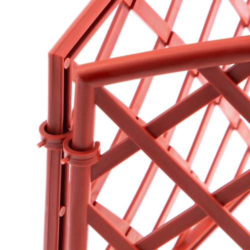 Забор декоративный "Сетка", 24 х 320 см, терракот, Palisad фото 3