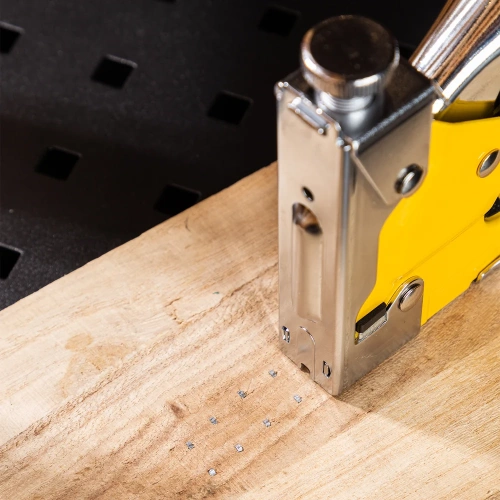 Cтроительный мебельный регулируемый металлический степлер DELI DL1313 3-в-1, скобы D/U/T-типов, 4-14 мм, 600 скоб в комплекте 98416 фото 8 Cтроительный мебельный регулируемый металлический степлер DELI DL1313 3-в-1, скобы D/U/T-типов, 4-14 мм, 600 скоб в комплекте 98416 фото 8