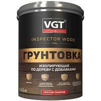 Грунтовка изолирующая по дереву VGT ВД-АК-0301 с добавками против танинов 2,5 кг