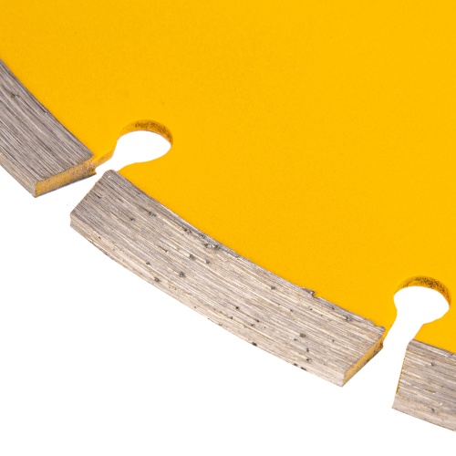 Диск алмазный, отрезной сегментный, 230 х 22.2 мм, сухая резка Denzel фото 4