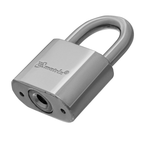 Замок навесной, хромированное покрытие 40 мм Matrix фото 2