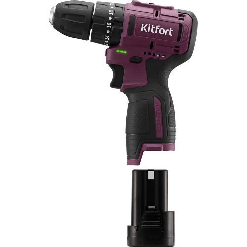 Аккумуляторная ударная дрель-шуруповерт KITFORT КТ-6505 фото 6