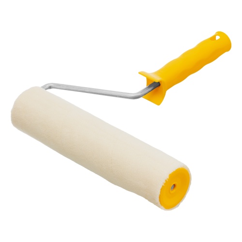 Валик "Лаки", 250 мм, ворс 5 мм, D 48 мм, D ручки 8 мм, Велюр Сибртех