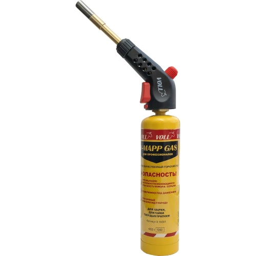 Газовая горелка VOLL Turbo-V МАПП US 1" c пьезоподжигом 9.14002 фото 6