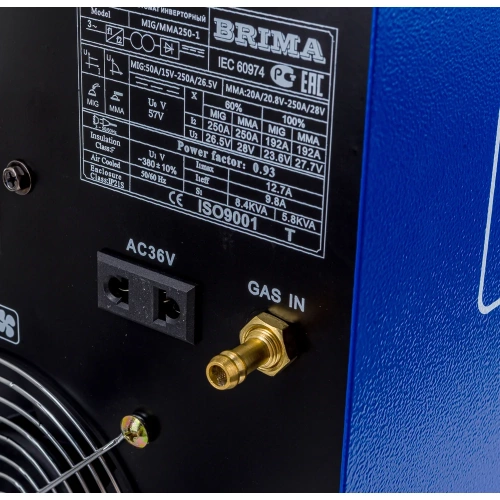 Сварочный полуавтомат Brima MIG/ММА-250-1 380В 8991 фото 6 Сварочный полуавтомат Brima MIG/ММА-250-1 380В 8991 фото 6