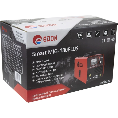 Сварочный аппарат EDON Smart MIG-180PLUS 24931 фото 10 Сварочный аппарат EDON Smart MIG-180PLUS 24931 фото 10