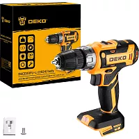 Аккумуляторная дрель-шуруповерт DEKO DKCD20FU-Li 20 В, без АКБ и зарядного устройства (2024) 063-4454