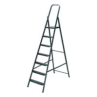 Стремянка 7 ступеней, компактная, стальная Сибртех