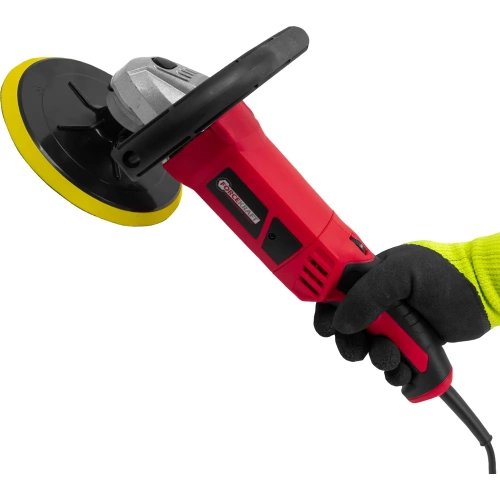 Полировальная машина электрическая Forcekraft (230V, 1200W, 800-3600 об/мин, диаметр круга-180мм) FK-PA-03060(55059) фото 7