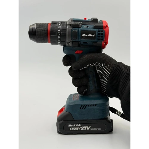 Ударная бесщеточная аккумуляторная дрель-шуруповерт BlackWeld JZ02-10R 21V 1.5Ah 150179 фото 5 Ударная бесщеточная аккумуляторная дрель-шуруповерт BlackWeld JZ02-10R 21V 1.5Ah 150179 фото 5