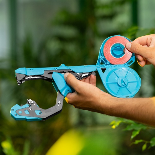 Тапенер садовый для подвязки растений, скобы 10 000 шт., лента 30 м, LUXE Palisad фото 17