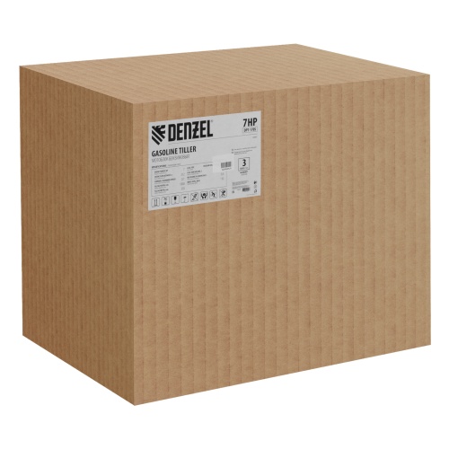 Мотоблок DPT-170S, 7 л.с., ремен.сцеп, фрез 3х4, ШОМ, передачи 2В/1Н Denzel фото 7