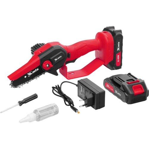 Цепная мини-пила аккумуляторная MTX MCS-100, шина 100 мм, Li-Ion, 20 В 58640 фото 3 Цепная мини-пила аккумуляторная MTX MCS-100, шина 100 мм, Li-Ion, 20 В 58640 фото 3