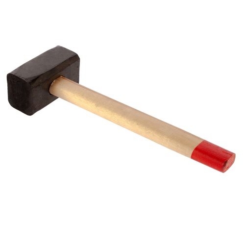 Кувалда, 3000 г, кованая головка, деревянная рукоятка 380 мм Сибртех фото 4