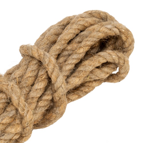 Веревка льнопеньковая, D 10 мм, L 10 м, крученая Сибртех фото 2