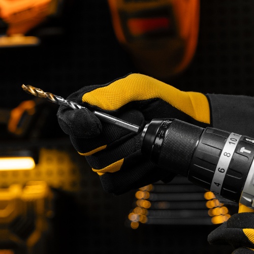 Сверло спиральное по металлу 7,0 x 109 мм, Р6М5, Golden Tip  Denzel фото 8