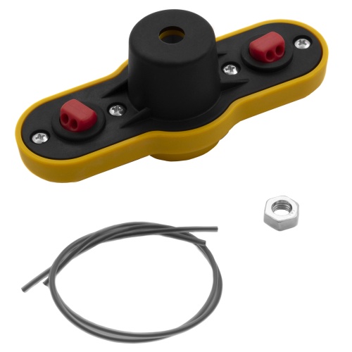 Головка триммерная универсальная гайка М8 х 1.25 левая Denzel фото 4