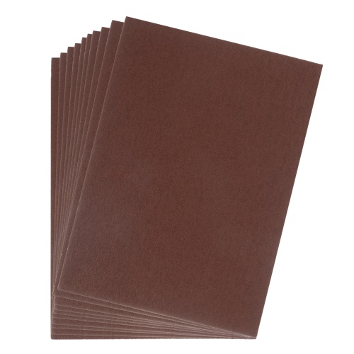 Шлифлист на тканевой основе, зернистость № 25, 240 х 170 мм, 10 шт, водостойкий, "БАЗ"