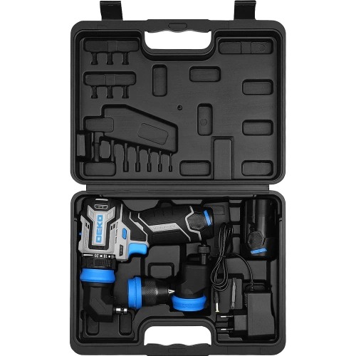 Аккумуляторная дрель-шуруповерт DEKO DKCD12 PRO ONE в кейсе, с 3 насадками, 12В, 2x3.0Ач 085-1320 фото 10