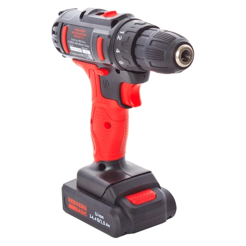 Аккумуляторный шуруповерт REDVERG Basic SD14LE/1-2 6680819 фото 5