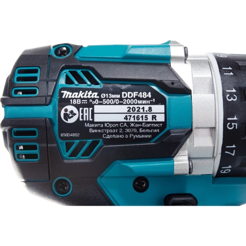 Аккумуляторная дрель-шуруповерт Makita DDF484Z фото 10