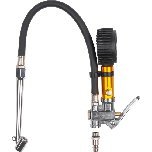 Пистолет для накачки шин Airline грузовой, с манометром 15 атм ATBU045 фото 4