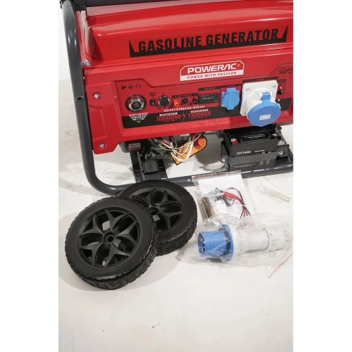 Генератор бензиновый электрический POWERAC 8 кВт, 220В, 16л.с., электростартер + АКБ PR8500H2E фото 6 Генератор бензиновый электрический POWERAC 8 кВт, 220В, 16л.с., электростартер + АКБ PR8500H2E фото 6