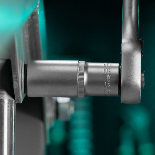 Головка торцевая удлиненная, 24 мм, шестигранная, CrV, под квадрат 1/2 Stels фото 9