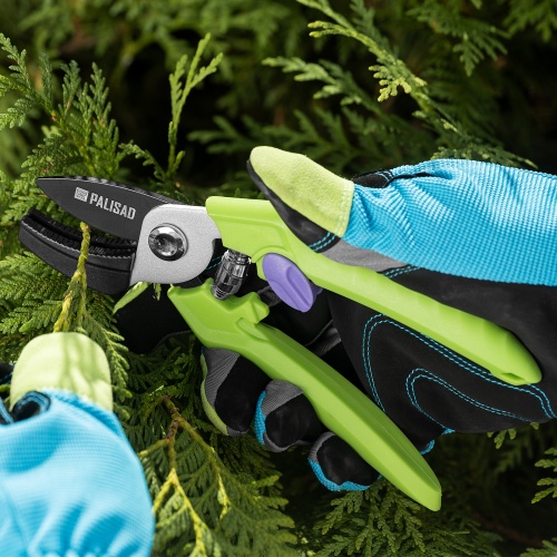 Секатор с наковальней, 190 мм, пластиковые рукоятки Palisad фото 11