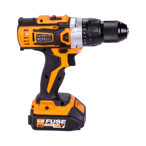 Дрель-шуруповёрт с щеточным двигателем Villager VLP 5220-2BSC 056356 фото 4 Дрель-шуруповёрт с щеточным двигателем Villager VLP 5220-2BSC 056356 фото 4