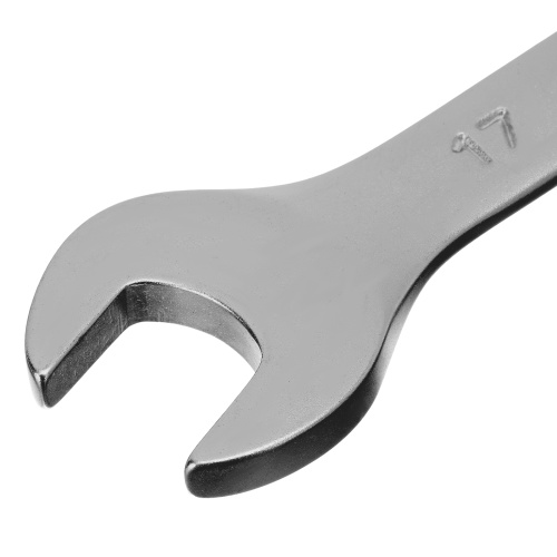 Ключ комбинированный, 17 мм, CrV, матовый хром Stels фото 3