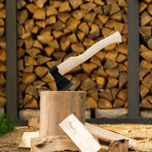 Топор кованый, в сборе, 680/900 г, деревянное топорище, 400 мм, Б, фото 5