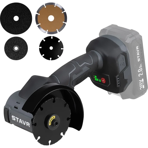Машина углошлифовальная Ставр STAVR SAG 18BL-76V (без АКБ и ЗУ) 9020700104 Машина углошлифовальная Ставр STAVR SAG 18BL-76V (без АКБ и ЗУ) 9020700104