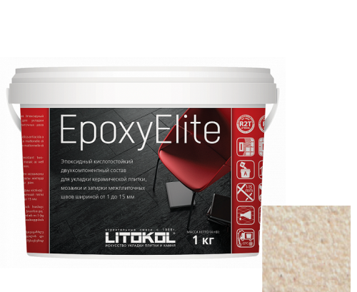 Затирка эпоксидная для швов Litokol Epoxyelite E.08 бисквит 1 кг Затирка эпоксидная для швов Litokol Epoxyelite E.08 бисквит 1 кг