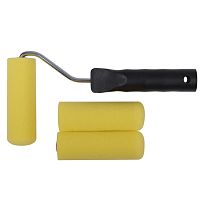 Валик поролоновый Fit 02831 c 2 сменными роликами 100 мм