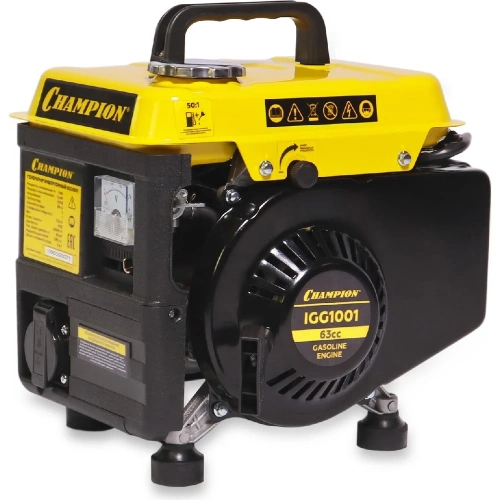 Генератор Champion 1/1.1кВт 1.86 л.с., 2Т, 2.2 л, 12В, 11.8 кг IGG1001 фото 3 Генератор Champion 1/1.1кВт 1.86 л.с., 2Т, 2.2 л, 12В, 11.8 кг IGG1001 фото 3