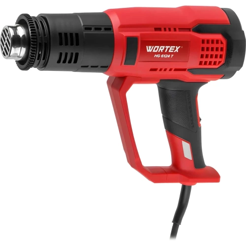 Термовоздуходувка WORTEX HG 6124 T в кор. + набор сопл 2000 Вт, 2 режима., 60-600 С 1334742 фото 3