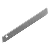 Лезвия, 9 мм, сталь SK5 - 0,4 мм, 10 штук Denzel