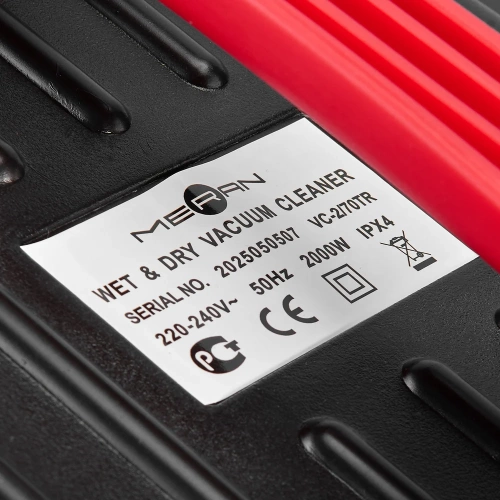 Профессиональный пылеводосос MERAN 2000 Вт 70lVC-2/70T R 100339070 фото 8