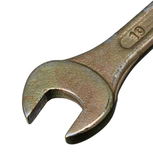 Ключ рожковый, 8 х 10 мм, желтый цинк Сибртех фото 3