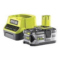 Набор Ryobi ONE+ RC18120-150 5133003366 аккумулятор (18 В; 5.0 А*ч; Li-Ion) и зарядное устройство RC18120