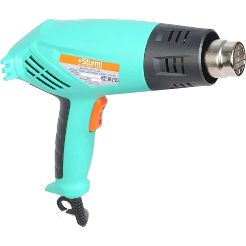 Фен технический Sturm 2000 Вт, 350/550C, 250/550л/мин, 5 насадок, кейс HG2004 фото 8
