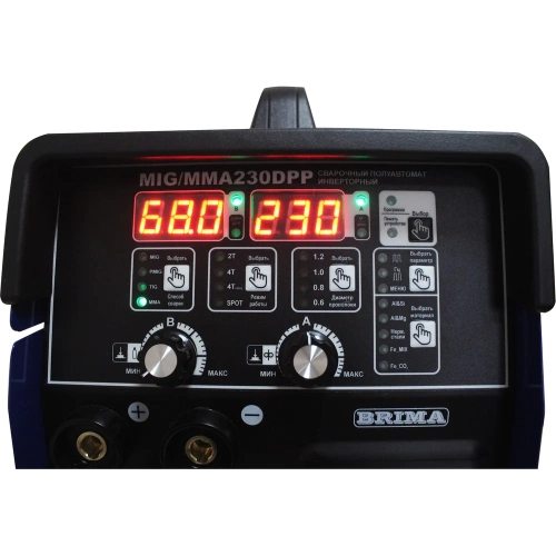 Сварочный полуавтомат Brima инверторный MIG/MMA-230 DPP 220В ЦБ-00000053 фото 4
