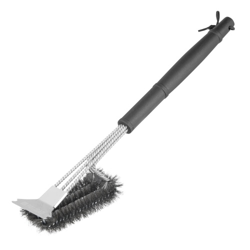 Щетка для чистки гриля 46,5 см, 2 в 1 (щетка, скребок) Camping Palisad