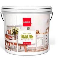 Эмаль акриловая Mokke 12812 Снежный Эльбрус полуглянцевая 2 кг